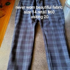 Never worn straight leg slacks